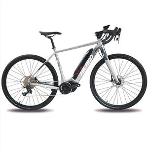 36V 250W αλουμίνιο πλαίσιο αλουμινίου 700C Center Motor Electric Road Bikes