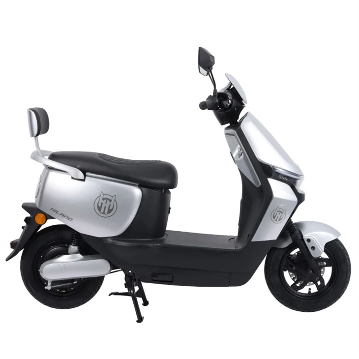 Joykie Electric Bike: 72V 20Ah 45km/h Εξορτασνεμένο σχεδιασμό Ψηφιακή οθόνη Ευρύχωρο κάθισμα 91kg εμπρός και πίσω φρένα κομψό ασημένιο μαύρο βλέμμα