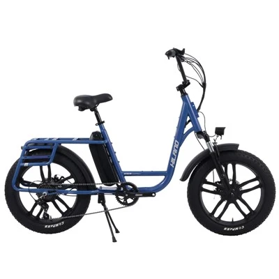 Joykieday compact 20 "χάλυβα λίπος E Bike 36V 350W πίσω κινητήρα 468WH μπαταρία 20 × 4.0 ελαστικά διπλά καλάθια 480mm πλαίσιο