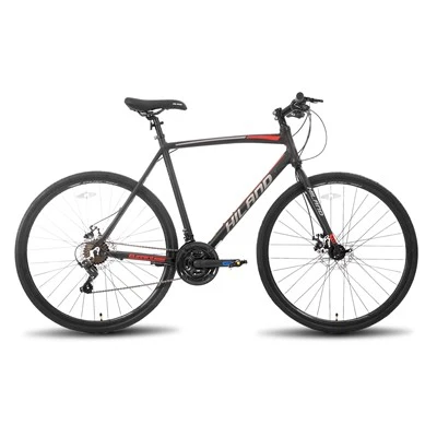 Joykie 700C Road Hybrid Bike, 21 ταχύτητες ποδήλατα Urban City Commuter ποδήλατο με δίσκο φρένο για άνδρες γυναίκες ενήλικες άνετο ποδήλατο